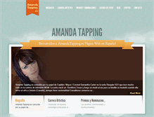 Tablet Screenshot of amandatapping.es